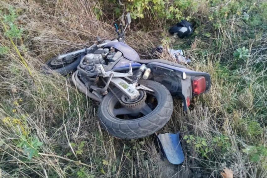 В Холмогорском районе мотоциклист получил травмы в ДТП